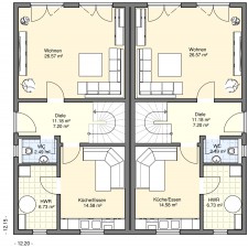 Doppelhaus Duo 112 Erdgeschoss