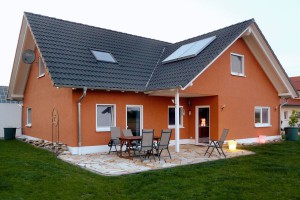 Winkelbungalow mit Satteldach